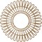 Ekena Millwork Cornelius Wood Fretwork Pierced Ceiling Medallion, Red Oak, 28"OD x 10 3/8"ID x 1/4"T CMWP28X0250CRRO - alternate 5